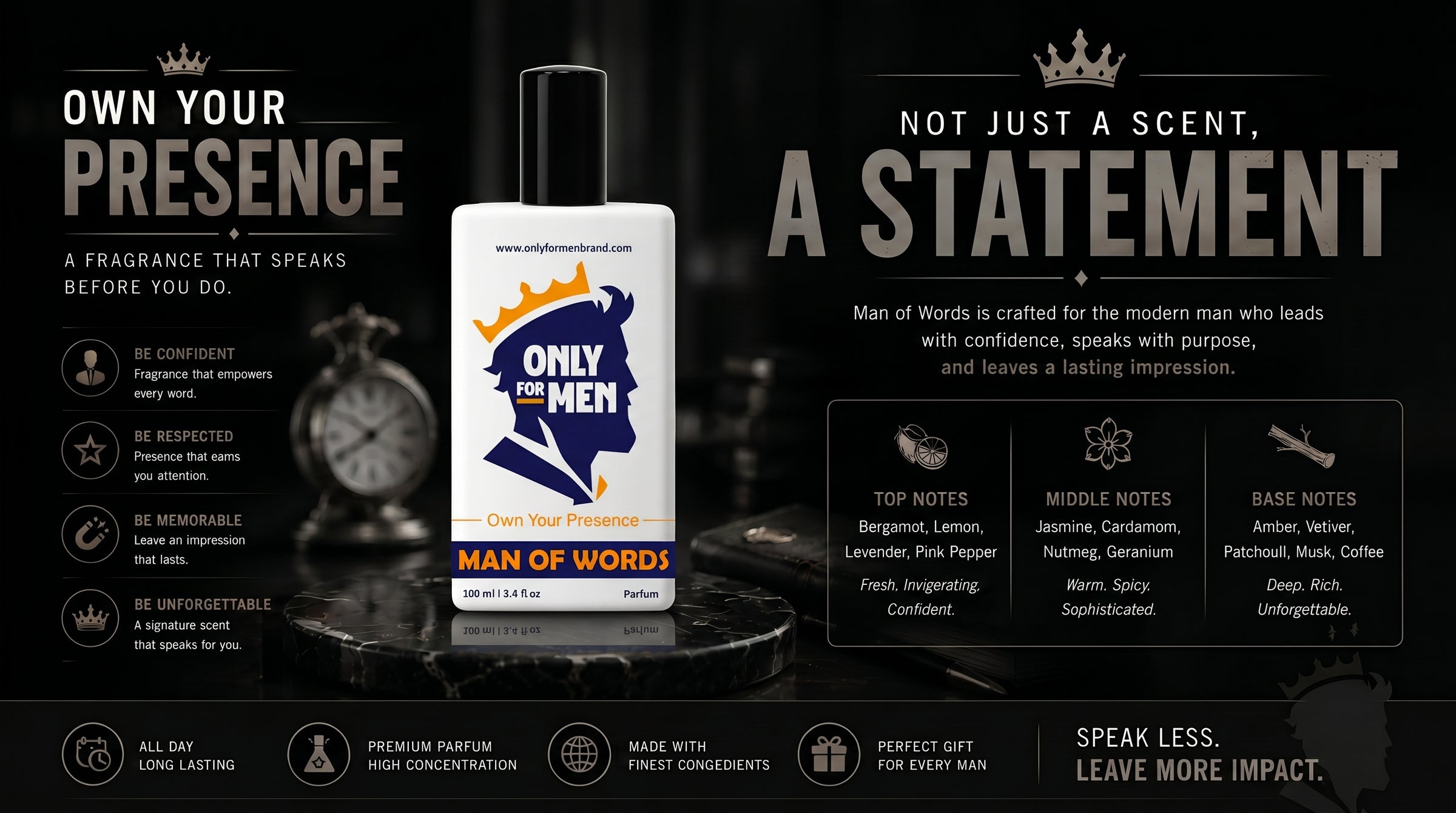 Man Of Words Parfum 100ML