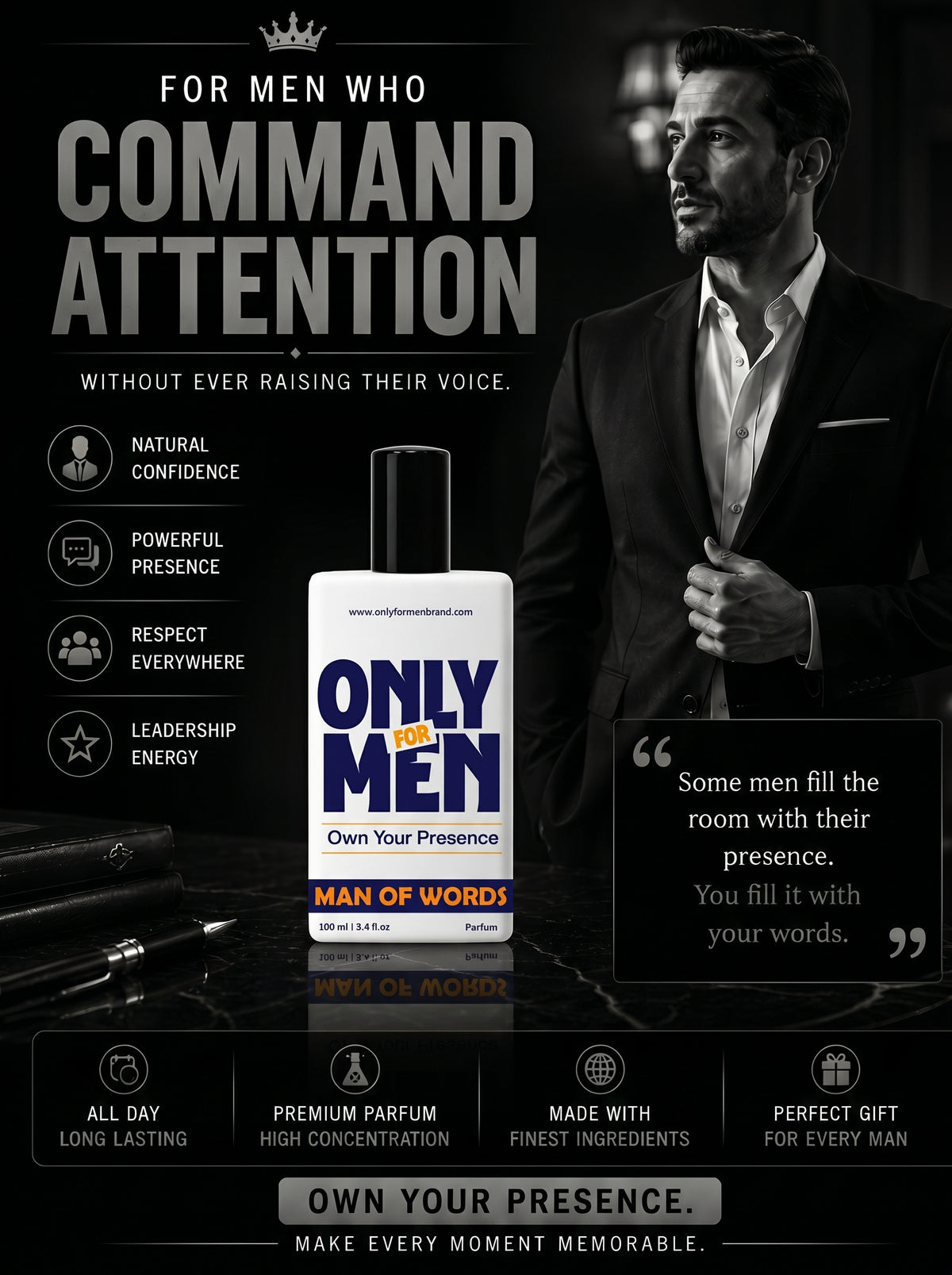 Man Of Words Parfum 100ML